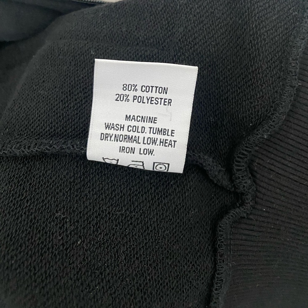PINK DOLPHIN HOODIE BLACK COLOR SIZE MEDIUM - Picture 2 of 10